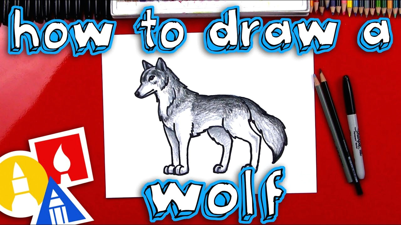 Drawing Wolves for Beginners How to Draw A Realistic Wolf Youtube