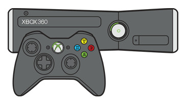 Drawing Xbox Controller How to Connect An Xbox 360 Controller to Your Xbox 360