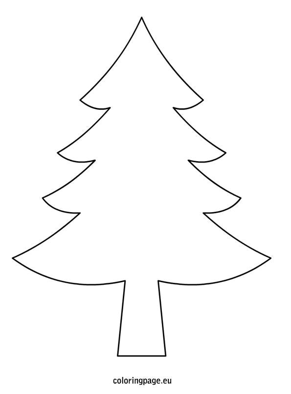 Drawing Xmas Tree Christmas Tree Drawing Template Christmas ornaments
