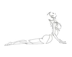 Drawing Yoga Girl 72 Best Yoga Art Images Draw Yoga Art Exercises