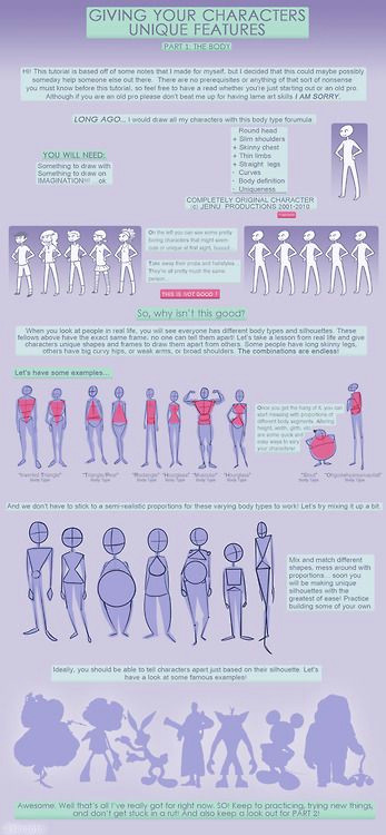 Drawing Your Own Blood Adding Character Diversity Body Type Unique Features Tutorial Pt 1