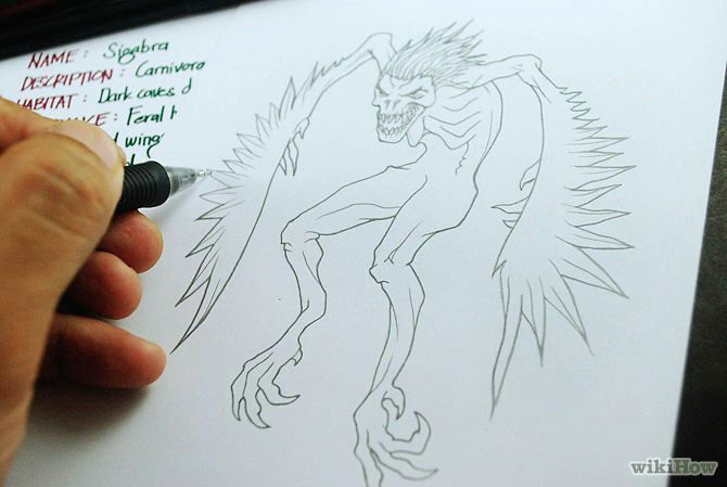 Drawing Your Own Character Scary Drawings Easy Google Search Drawing Ideas Monster