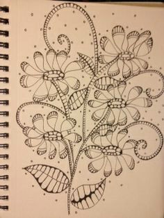 Drawing Zentangle Flowers 535 Best Zentangle Flowers Images Zentangle Patterns Doodles