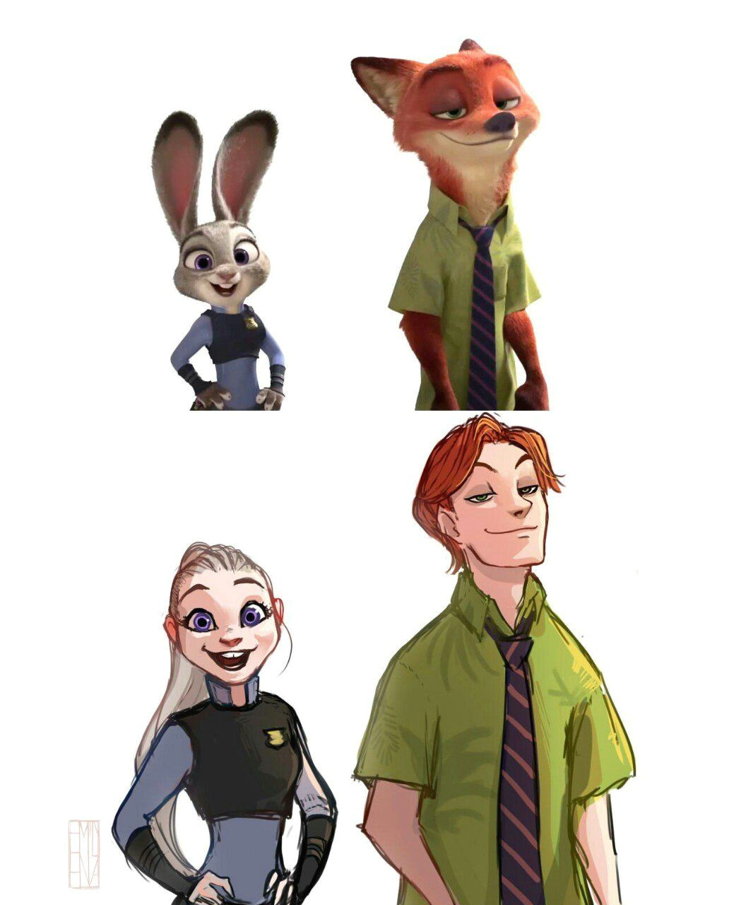Drawing Zootopia Characters One Of the Best Versions I Ve Seen the Facial Features are Mimicked