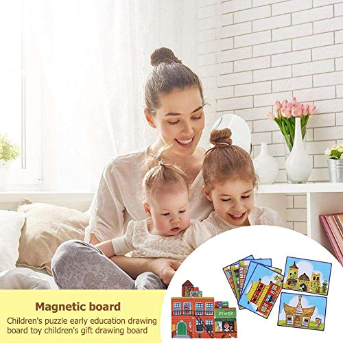 Drawingboard V Beaulies Magnetic Drawing Board Puzzle Games Wooden Kids toy Magnet
