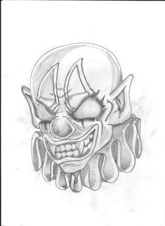 Drawings Easy Clown 824 Best Sketches Images In 2019 Tattoo Drawings Chicano Tattoos