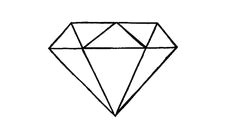 Drawings Easy Diamond 13 Best Diamond Doodle Images Doodles Doodle Art Crystals
