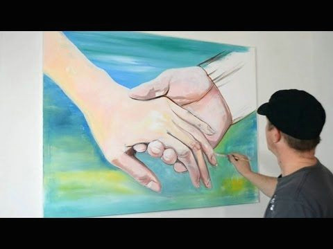 Drawings Hands Youtube How to Draw Paint Realistic Hands Part 1 Youtube Art Ed