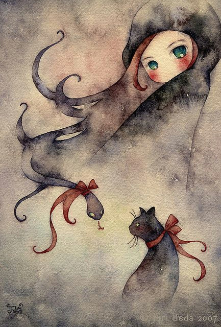 Drawings Of A Evil Cat Anne Art Tat Ideas Pinterest Art Drawings and Watercolor
