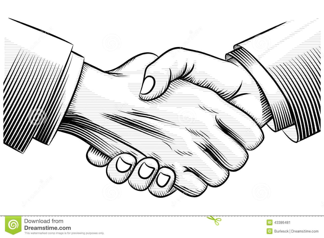 Drawings Of A Handshake Sketch Handshake Download From Over 35 Million High Quality Stock