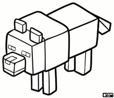 Drawings Of A Minecraft Wolf 219 Best Minecraft Party Images Minecraft Stuff Games Guys