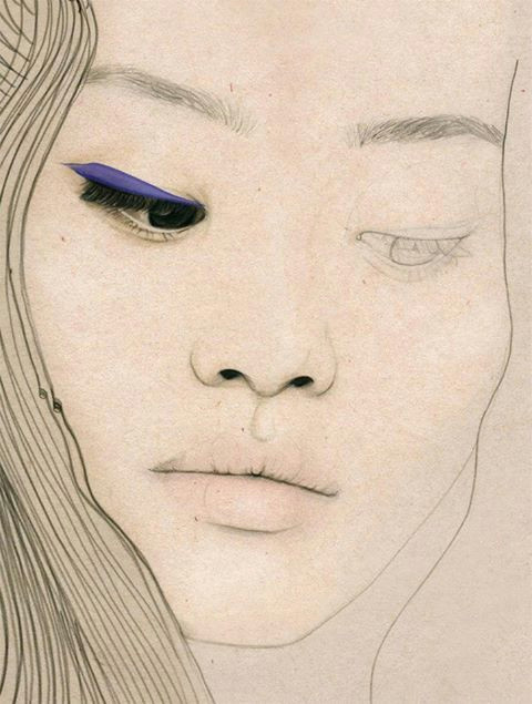 Drawings Of asian Eyes Elisa Mazzone Illustration Art In 2019 Pinterest