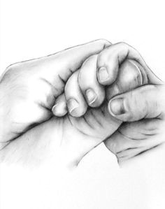Drawings Of Baby Hands Custom Charcoal Drawing From Your Photo Of Baby Hands Not Portraits