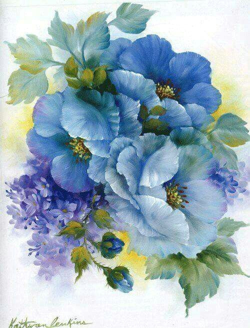 Drawings Of Blue Flowers Pin by Claire Willers On Flower Art In 2019 Pinterest Painting