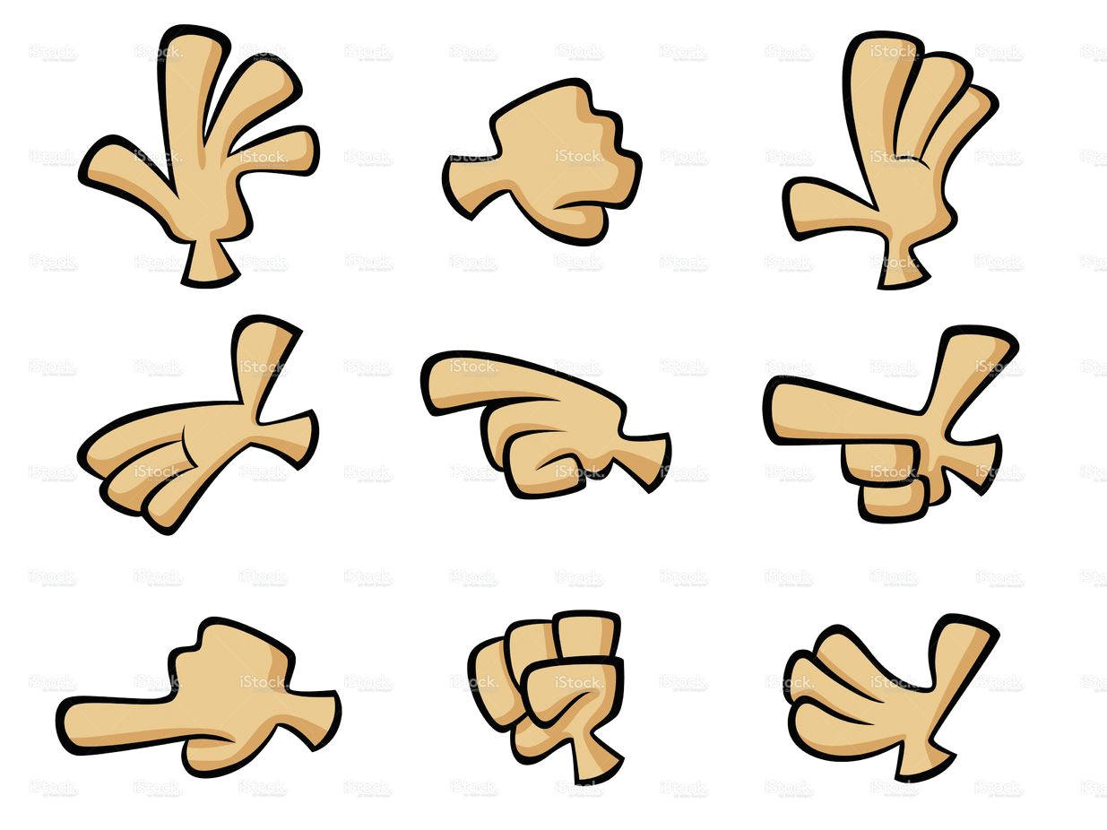 Drawings Of Cartoon Hands Cartoon Hands Stock Vector Art 9997972 istock Hand Research