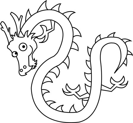Drawings Of Chinese Dragons How to Draw Chinese Dragons with Easy Step by Step Drawing Lesson