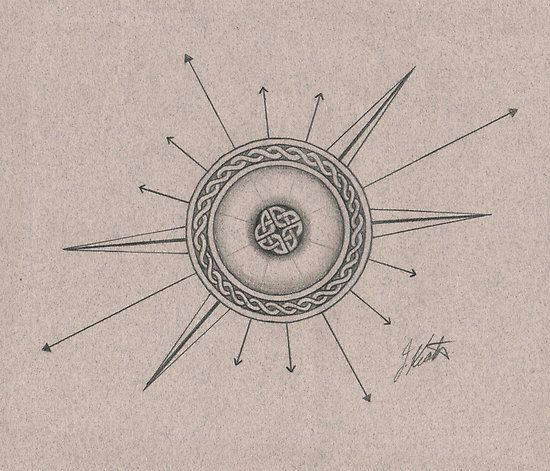 Drawings Of Compass Roses Celtic Compass Compass Tattoos Compass Tattoo Tattoo Designs