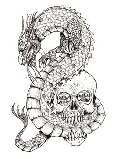 Drawings Of Dragons and Skulls 78 Best Chinese Dragons Images Dragon Tattoo Designs Drawings