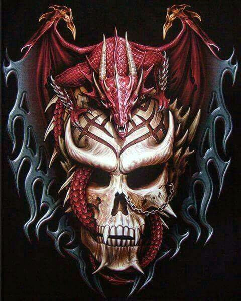 Drawings Of Dragons and Skulls Cool as Hell He May Be In Hell Dragon Hell M W Photography