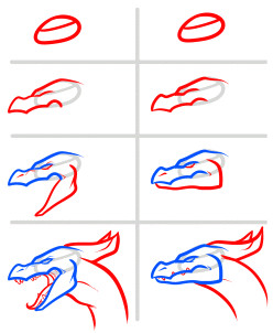 Drawings Of Dragons Breathing Fire How to Draw A Fire Breathing Dragon Dragons Breathing Fire Step by