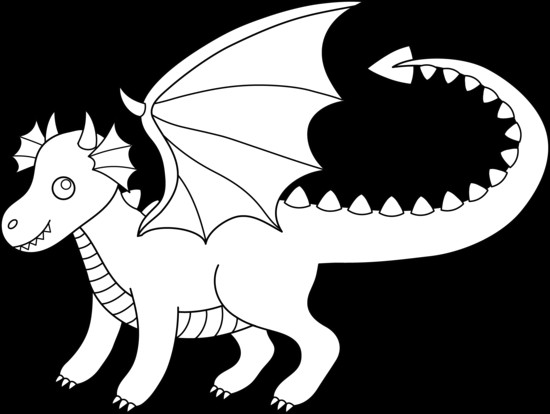 Drawings Of Dragons Clipart Free Dragon Line Cliparts Download Free Clip Art Free Clip Art On