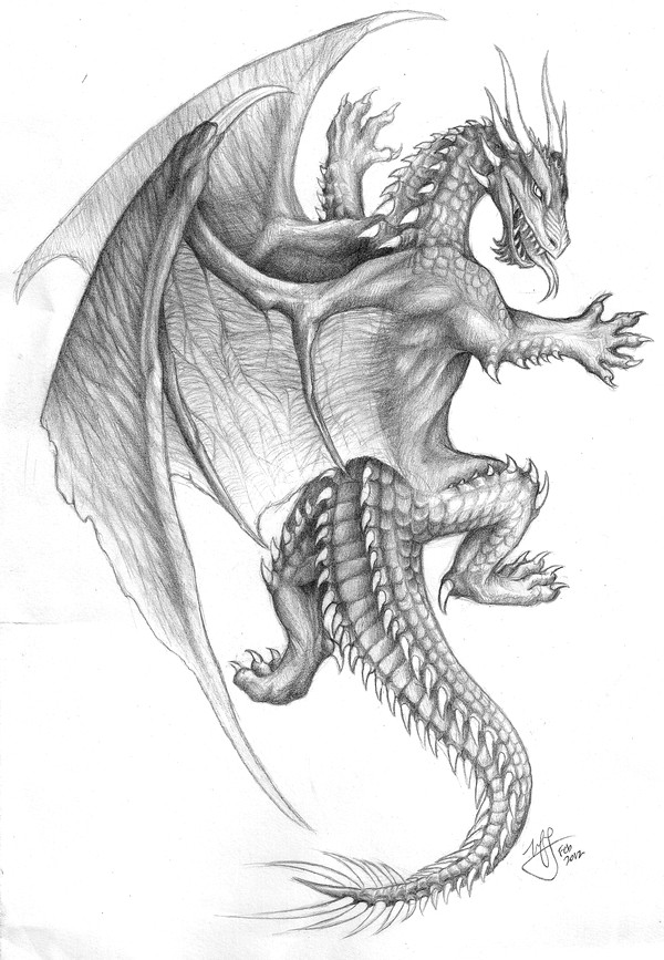 Drawings Of Dragons In Pencil This Pencil Drawing Of A Climbing Dragon is Probably the Design I Ve