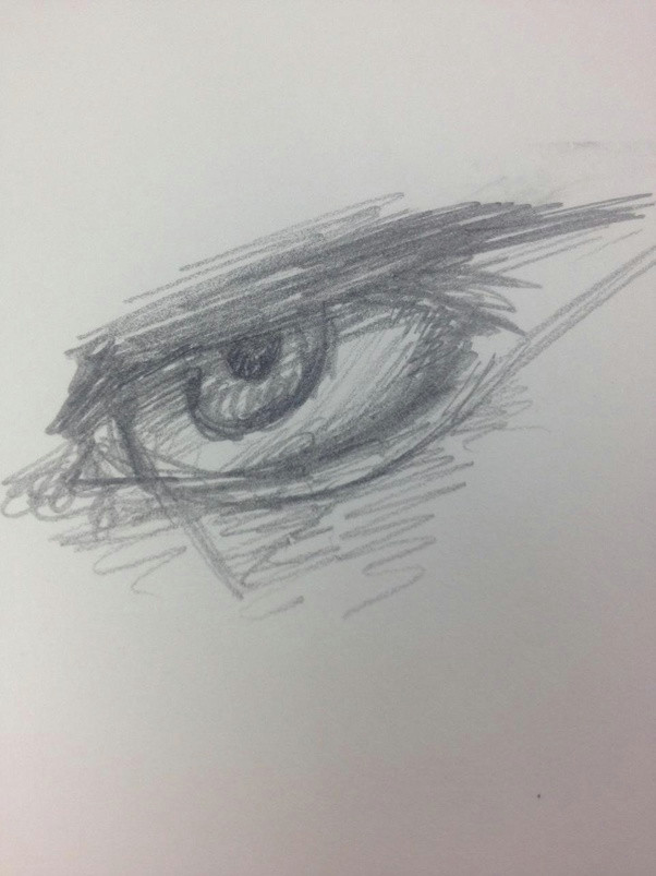 Drawings Of Evil Eyes How to Draw Evil Eyes Step by Step Quora