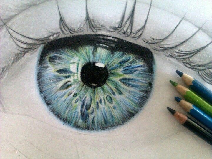 Drawings Of Eyes Colored Darkened Eyes Maria Pappaciouli Drawings Pinterest Eye