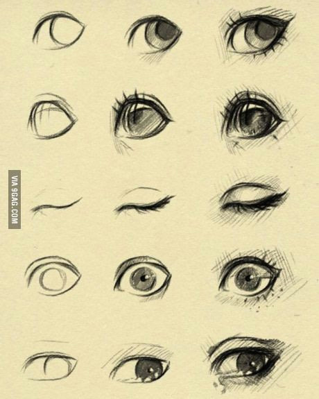 Drawings Of Eyes Tutorial I Hope It S Useful Me Pinterest Drawings Sketches and Anime