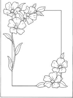 Drawings Of Flower Borders 75 Best Drawing Frames Images Frames Picture Frame Arabesque