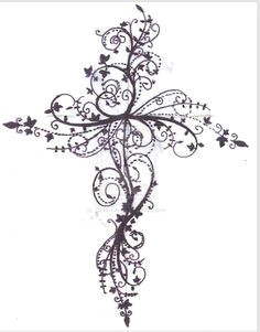 Drawings Of Flowers and Crosses 89 Best Tattoo Images Drawings Sketches Flower Fairies