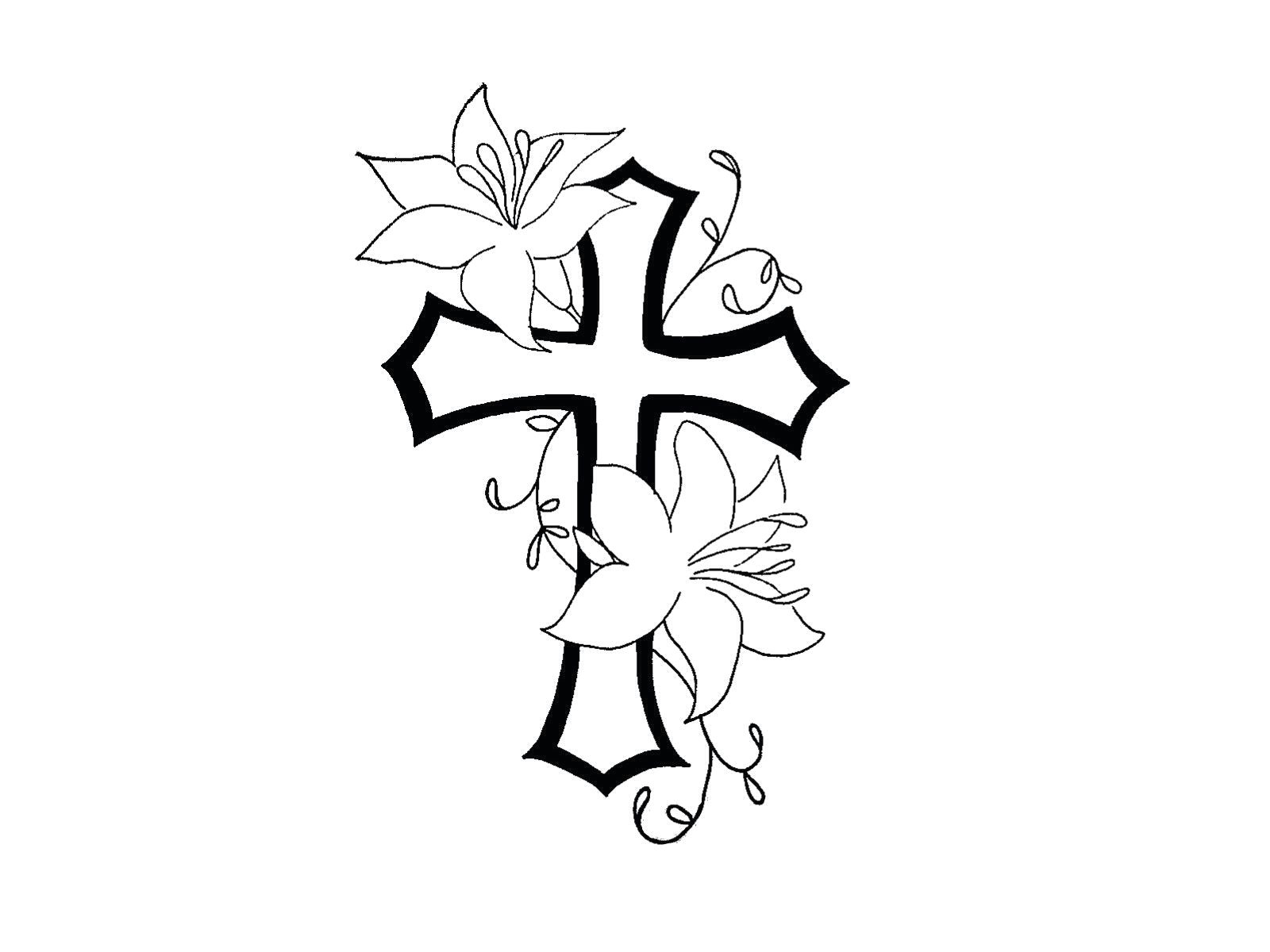 Drawings Of Flowers and Crosses Pin by Miranda Davis On D R A W I N G S Pinterest Tattoos Cross