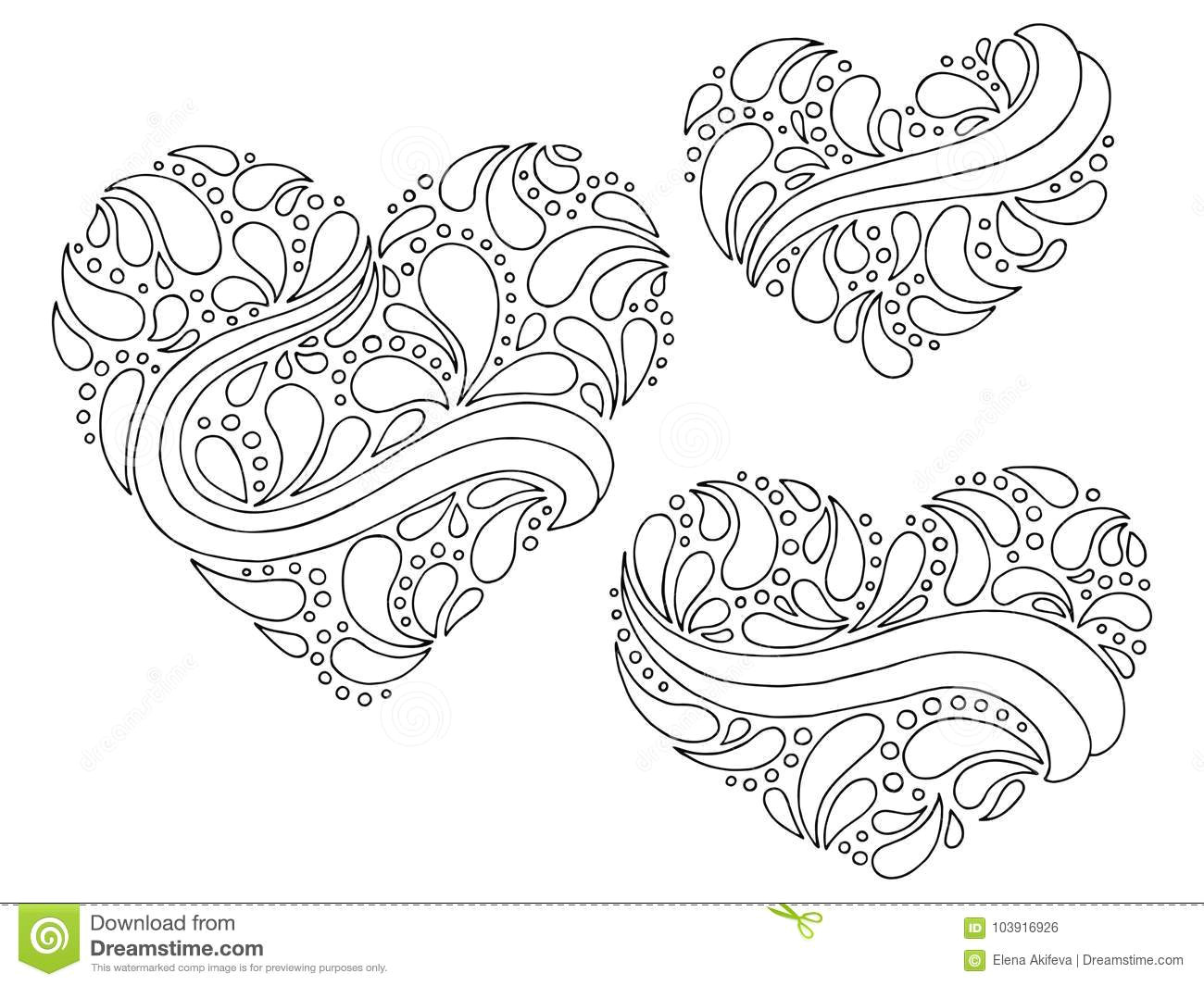 Drawings Of Flowers and Hearts In Black and White Pattern Doodle Black White Heart Graphic Sketch Background