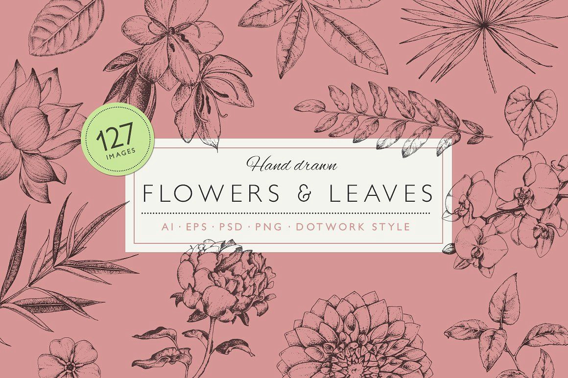 Drawings Of Flowers In A Garden Dotwork Flowers Leaves Flower Flowers Plant Plants Leaf Leaves