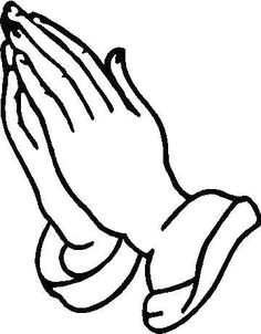 Drawings Of Folded Hands Praying Hands Vector Image Digi Stamps Line Drawings Praying