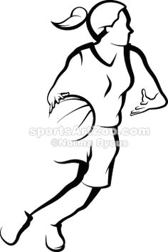 Drawings Of Girl Basketball Players 42 Best Basketball Designs Female Images Basketball Design