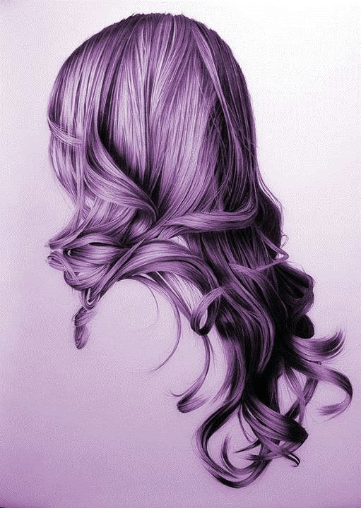 Drawings Of Girls Hair Purple Hair Girl Drawing Google Search Drawings Drawings