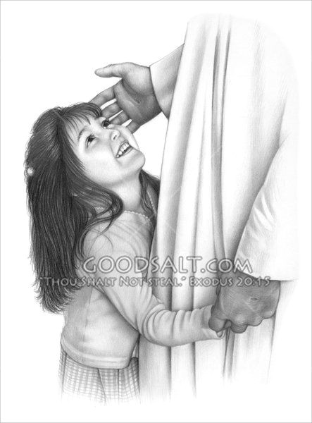 Drawings Of God S Hands A Little Girl Gives Jesus A Hug and Holds His Hand Jesus Pictures