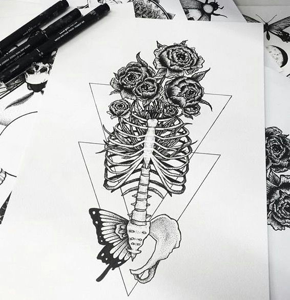 Drawings Of Guns and Flowers Pin by Mace On Tattoos Pinterest Tattoo