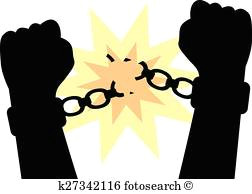 Drawings Of Hands Breaking Chains Clip Art Of Hands Breaking Steel Chain K25492409 Search Clipart