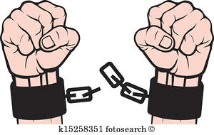 Drawings Of Hands Breaking Chains Clip Art Of Hands Breaking Steel Chain K25492409 Search Clipart