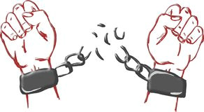 Drawings Of Hands Breaking Chains Hands Chains Cartoon Stock Illustrations 53 Hands Chains Cartoon