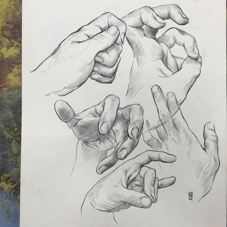 Drawings Of Hands Holding something 100 Drawings Of Hands Quick Sketches Hand Studies
