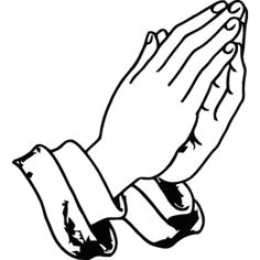 Drawings Of Hands Praying Praying Hands Vector Image Digi Stamps Line Drawings Praying