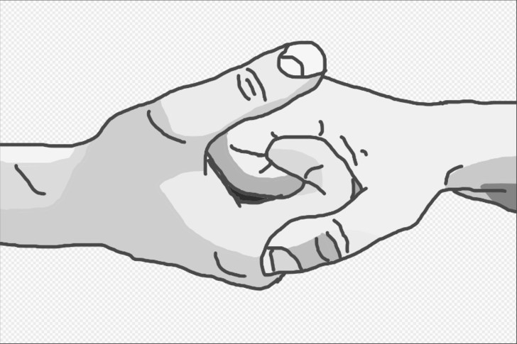 Drawings Of Hands Step by Step 4 Ways to Draw A Couple Holding Hands Wikihow