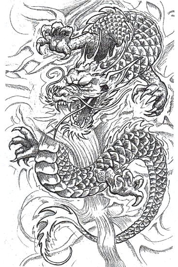 Drawings Of Japanese Dragons Image Detail for 25 Free Tattoo Design Pictures for Tattoo Artists