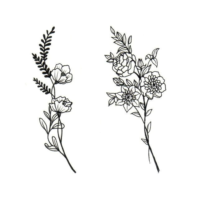 Drawings Of Little Flowers Really Liking these Flowers Tattoos Tatto