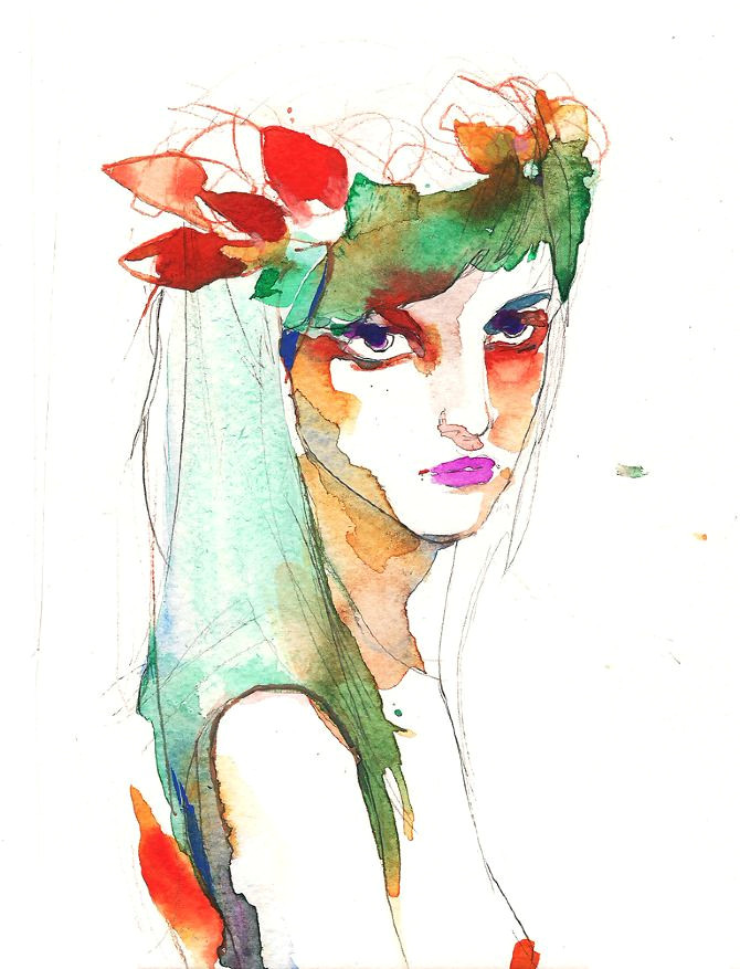 Drawings Of Mermaid Eyes Mermaid In Emerald Ola Szpunar Art for Inspiration Pinterest