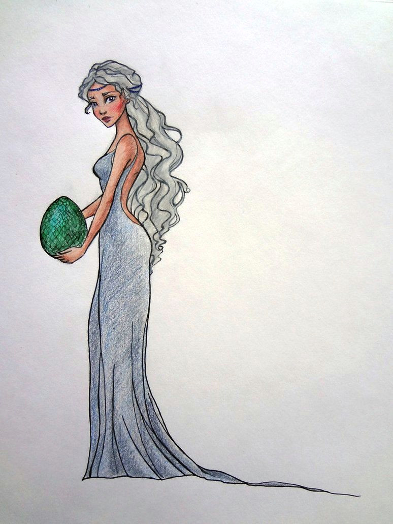 Drawings Of Mother Of Dragons Daenerys Targaryen by Lulu Lomaki On Deviantart Game Of Thrones