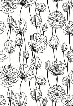 Drawings Of Mountain Flowers 17 Best Cougar Mountain Images Black White Floral Drawing